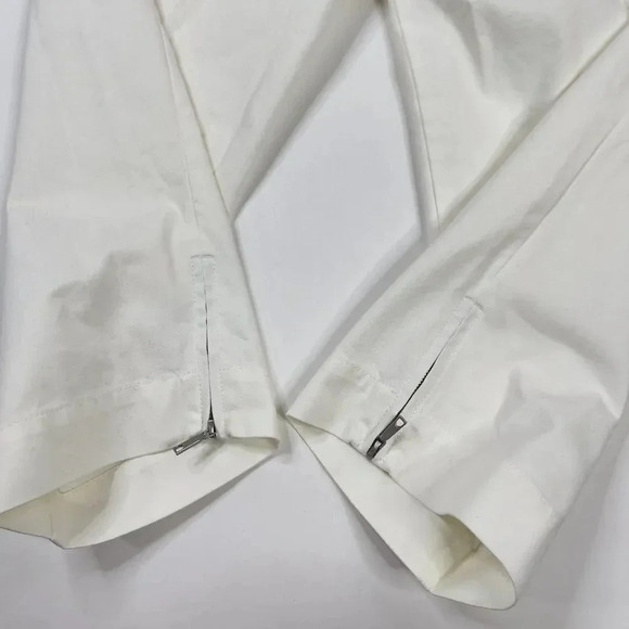 Lafayette 148 White Cropped Pant 24W - Picture 3 of 12